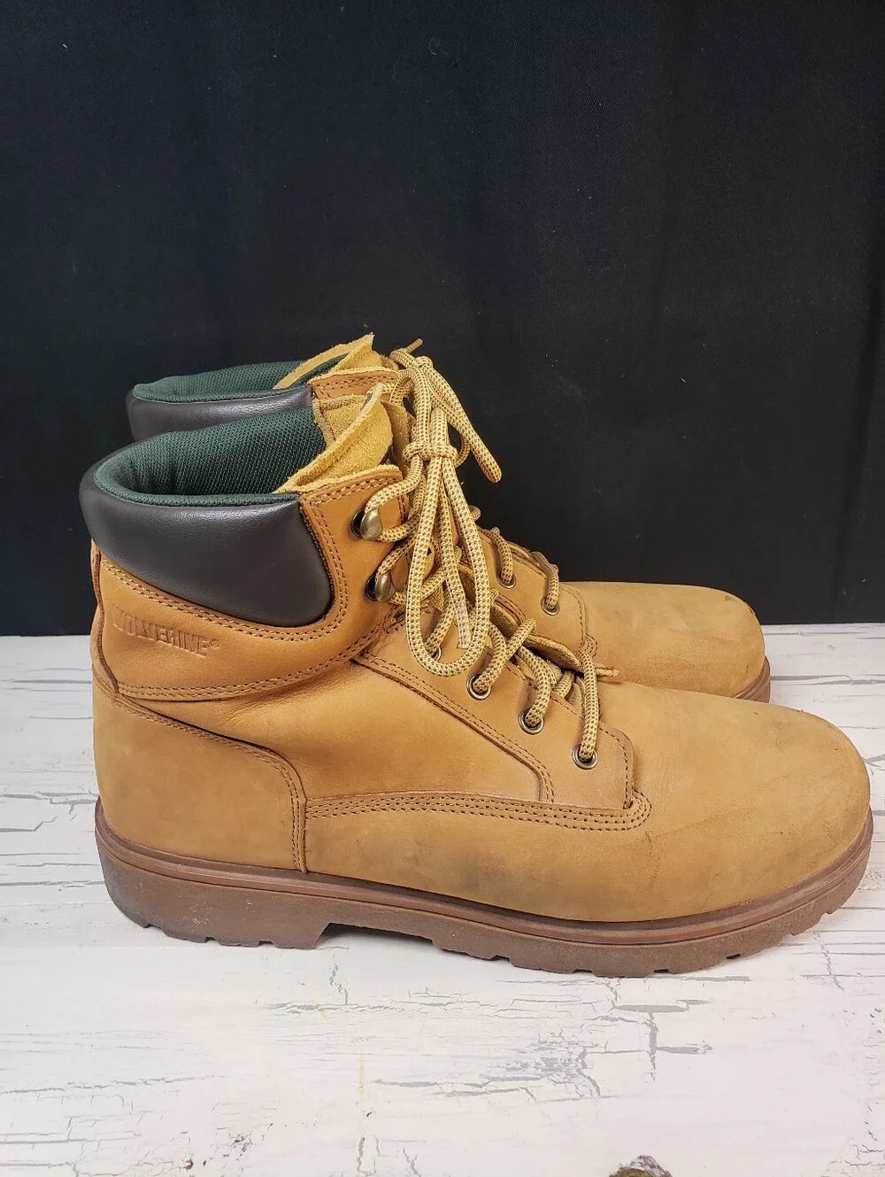 Wolverine Cheyanne Thermolite Nubuck Leather Work Boots in Tan - Men's size 12